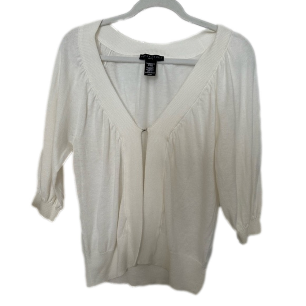 Apostrophe Petite 3/4 Sleeve Lightweight Sweater